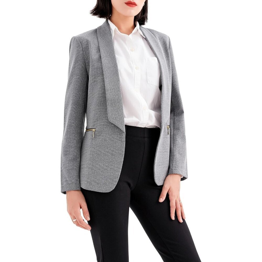 Women's Blazers Blazer Jackets Business Casual Professional Plaid Houndstooth